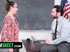 デカチン, フェラチオ, 着衣女と全裸男, 小柄, ラフ, 叫ぶ, 教師, ティーン