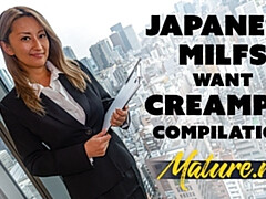 アジア人, コンピレーション, バック, 毛深い, 日本人, なめる, 淫乱熟女, オマンコ
