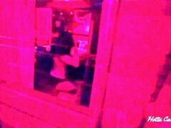 Leie, Grosser arsch, Braunhaarige, Flashen, Hd, Hotel, Spion, Spanner