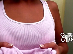 18 jaar, Enthousiasteling, Grote lul, Pijpbeurt, Sperma in gezicht, Kut duiken, Lang, Tiener