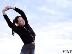 Pareja, Tetas naturales, Al aire libre, Puta