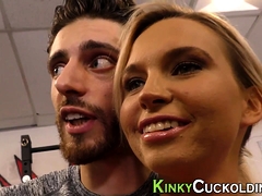 Cuckolders mouth jizzy