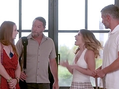 Grosser schwanz, Spermaladung, Tochter, Schwanz, Fetisch, Orgie, Taboo, Titten