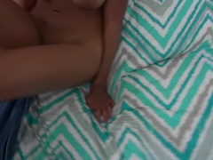 素人, 美女, ベッドルーム, 黒人, フェラチオ, 黒人, オナニー, ガリガリ