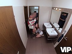 18 jaar, Enthousiasteling, Pijpbeurt, Man die toekijkt, Tsjechisch, Europees, Geld, Tiener