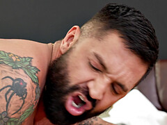 Zwart, Zwart, Homo, Interraciaal, Pornster, Student, Trio, Uniformpje