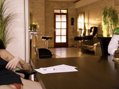 In den arsch, Arsch, Blasen, Braunhaarige, Kehlenfick, Hd, Natürlichen titten, Muschi