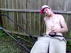 Homo, Masturbatie, Buiten, Alleen, Tatoeage