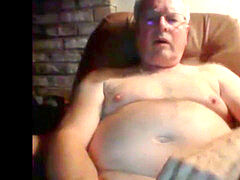 granddad jizm on webcam