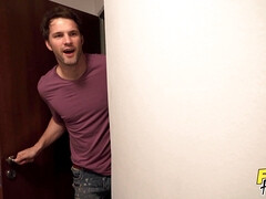 お尻, ブロンド, チェコ, なめる, 自然山雀, オマンコ, 三人, オッパイの