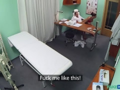 素人, 医者, バック, 指いじり, なめる, 看護婦, オフィス, ユニフォーム