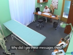 医者, バック, 指いじり, なめる, 看護婦, オフィス, オマンコ, のぞき