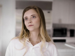 18, ブロンド, 顔射, 家族, 指いじり, なめる, 母, オッパイの