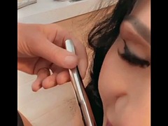 Brits, Oudere vrouw, Zwart, Inshuiven, Rijpe lesbienne, Pornster, Trio, Speelgoed