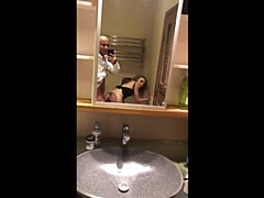 Surprise sodomy in the evening in the bathroom of our friends