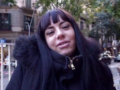 Lustful brunette babe crazy POV sex video