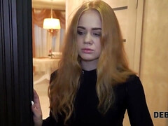 Grosser schwanz, Blondine, Blasen, Hd, Selbstgemacht, Geld, Rotschopf, Rau