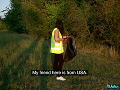 18yo Litter Picker Fucked In The Woods - pretty Spanish brunette Jennifer Mendez