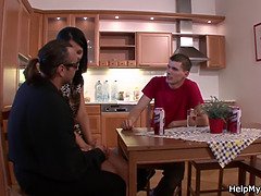 デカ尻, エロ熟女, なめる, オナニー, 母, オマンコ, 叫ぶ, 義母