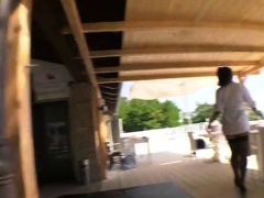 Blasen, Im freien, Transfrau