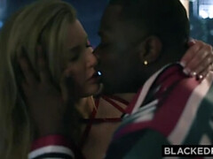 ブロンド, 中出し, バック, ホテル, 異人種間, キス, オマンコ, 剃毛