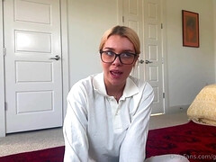 Monster tits Blonde Gabbie Carter gives POV titjob and deepthroat blowjob - Gabbie carter