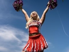 Grote kont, Blond, Vingeren, Zoenen, Lesbisch, Masturbatie, Schoolmeisje, Tiener