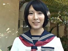 Asian Interracial: Blowjob, Brunette  Big Dick Porn