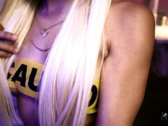 素人, フェラチオ, 茶髪の, ラティーナ, ショートヘア, スパンキング, オッパイの