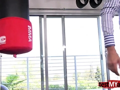 Negro, Mamada, Ébano, Interracial, Pov