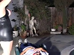 Язык в попке, Толстушки, Большие сиськи, Ноги, Женское доминирование, Фут фетиш, Латекс, Лизание