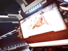 ビキニ, ブロンド, 巨乳な, 顔面騎乗, キス, 赤毛, ペニスバンド, オッパイの