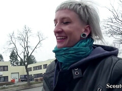 Enthousiasteling, Grote lul, Grote mammen, Duits, Ondergoed, Klein, Mager, Kousen