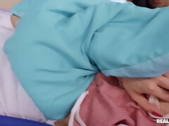 Seth Gamble makes interracial love with Nadia Jay