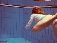 Fétiche, Petite amie, Actrice du porno, Public, Rousse roux, Adolescente, Nénés, Sous marin