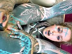 Rubia, Consolador, Alemán, Hd, Flaco, Tatuaje, Tetas, Juguetes