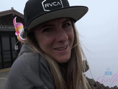 Bikini, Penetracion con dedos, Novia, Al aire libre, Pov, Público, Coño, Chorro