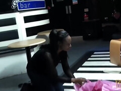 Gros seins, Bondage, Britannique, Tir de sperme, Domination, Noir ébène, Hard, Rugueux