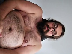 ぽっちゃり, デカチン, ぽちゃ, ゲイ, ドイツ人, 毛深い, オナニー, 一人