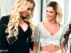 毛深い, キス, レズビアン, 現実, ティーン, 三人