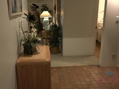 黒人, 汚れた　, ドレス, 彼女, オマンコ, 剃毛, シャワー, オッパイの