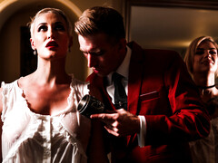 Ivy Lebelle blows massive cock before getting laid