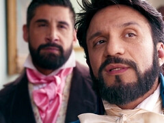 Schwarz, Verrückt, Schwanz, Küssen, Latina, Piercing, Transfrau, Nass