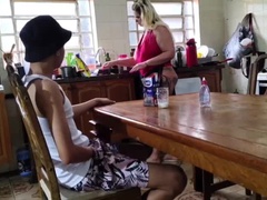 お尻, ブラジル, 服従, 淫乱熟女, 放尿, 長身, オッパイの, 濡れ