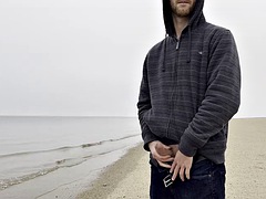 Masturbate on the beach