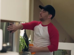 Grote mammen, Pijpbeurt, Hondjeshouding, Sperma in gezicht, Hd, Moeder, Buiten, Rijden