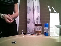 argentinian naked in the bathroom