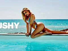 デカ尻, デカパイ, ブロンド, バック, アウトドア, ショートヘア, ガリガリ, ティーン