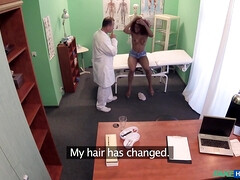 Ebony Queen Jasmine Webb Fucks A Doctor All Over His Surgery