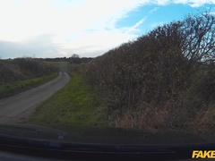 Amateur, Mamada, Coche, Corridas, Corridas faciales, Al aire libre, Pov, Uniforme